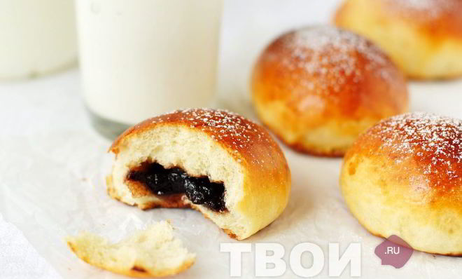 Булочки с повидлом