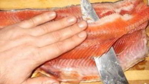 горбуша слабосоленая