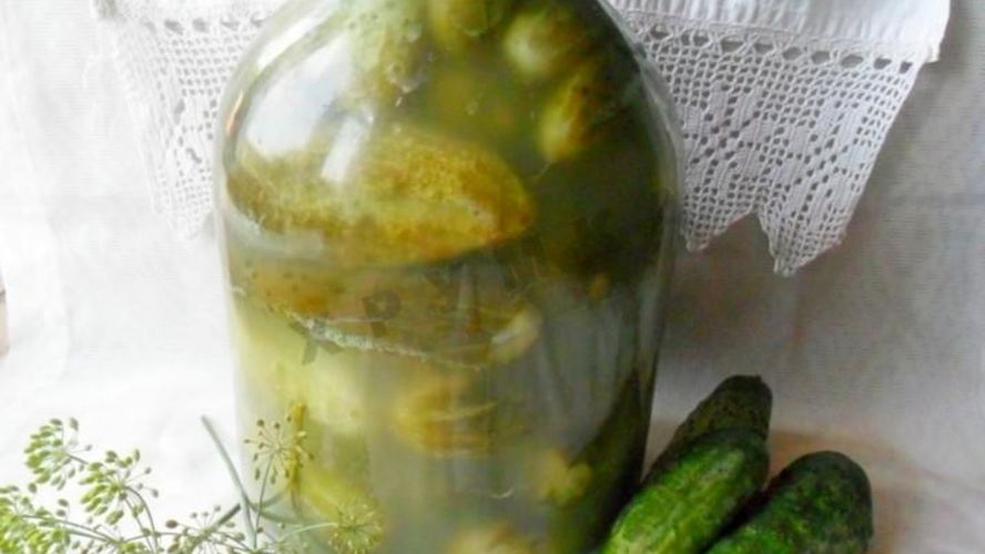 Рецепт малосольных огурцов на зиму