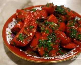 Малосольные помидоры по-корейски