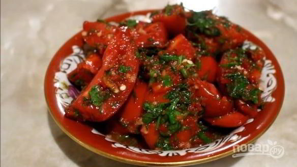 Рецепт Малосольных помидоров по-корейски
