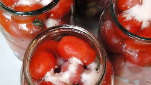 помидоры консервированные без уксуса