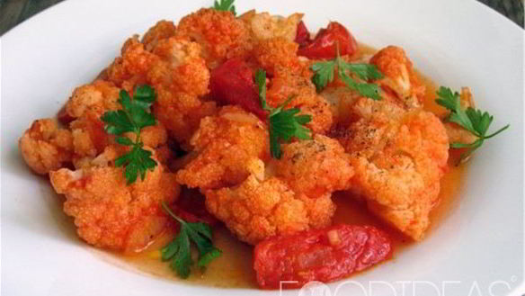 Рецепт Цветной капусты в томате на зиму