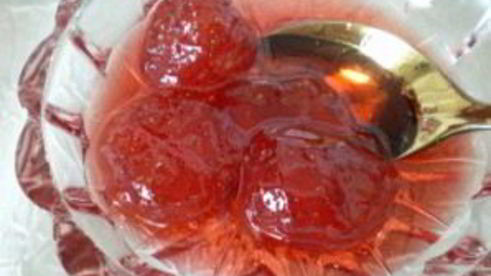 клубничное варенье янтарное