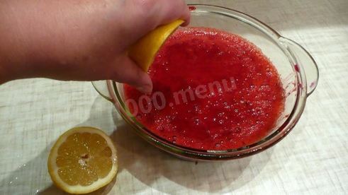 малиновый конфитюр из малины