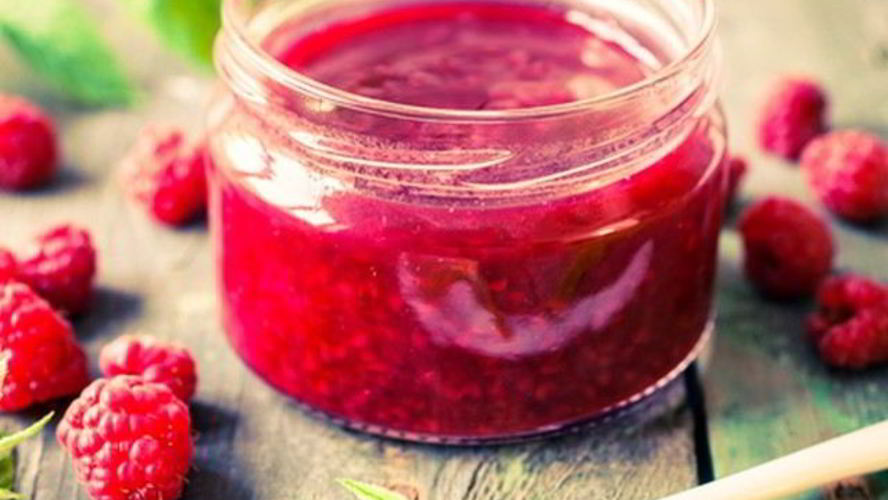 Рецепт малинового конфитюра