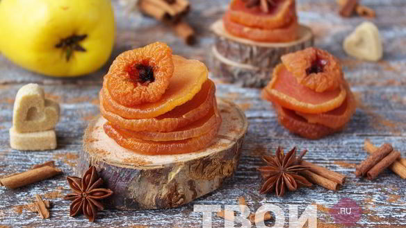 Рецепт Цукатов из айвы