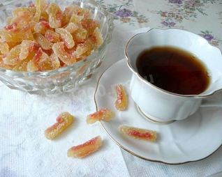 Цукаты из арбузных корок