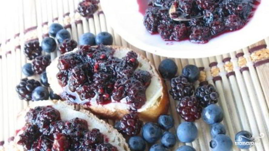 Рецепт варенья из черники замороженной