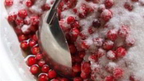 варенье из яблок с брусникой