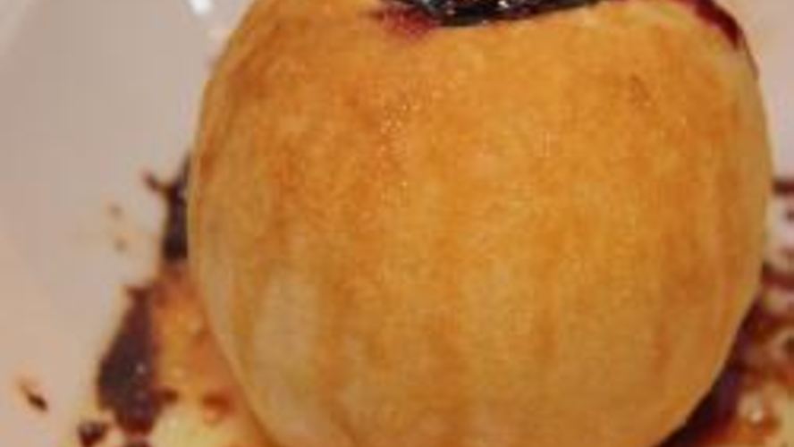 Рецепт запеченных яблок с вареньем