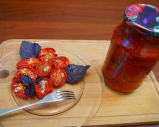 Вяленые томаты Проще не бывает в духовке на зиму