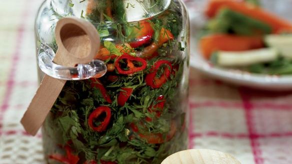 Рецепт Заготовки из огородной зелени