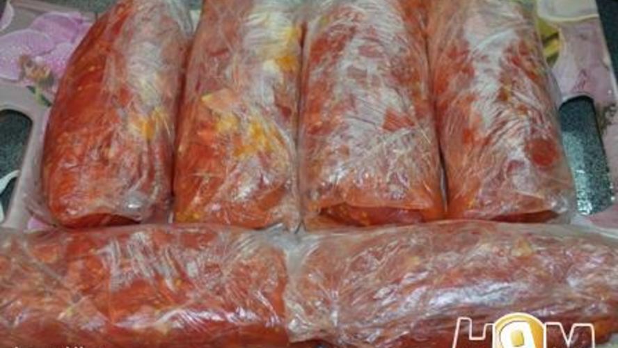 Рецепт замороженных помидоров