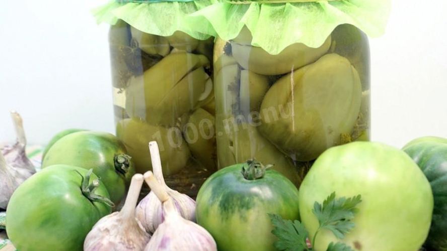 Рецепт зеленых помидоров пальчики оближешь с петрушкой на зиму