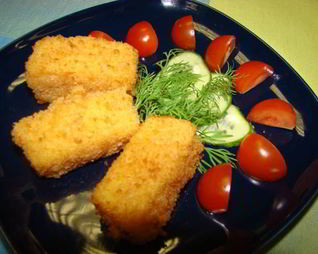 Ароматный жареный сыр