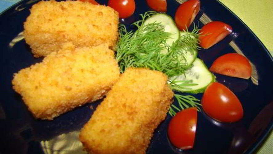 Рецепт ароматного жареного сыра