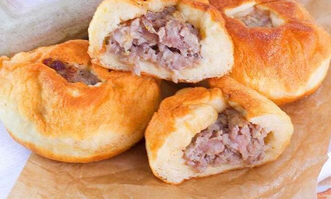 Беляши с мясом