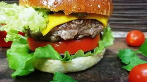 брутальный бургер с говядиной