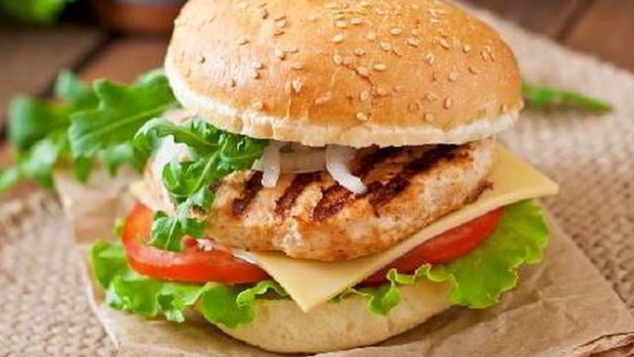 Рецепт бургера с сыром и курицей