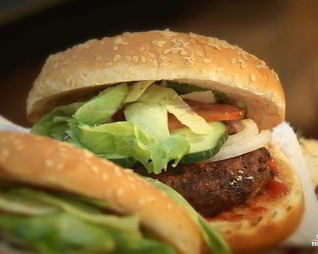 Бургер со свининой