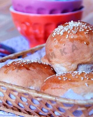 Домашние булочки для гамбургеров
