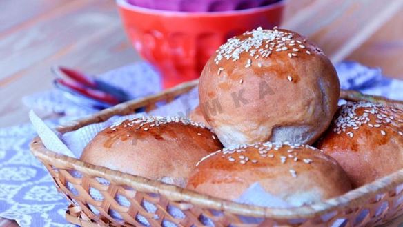 Рецепт Домашних булочек для гамбургеров