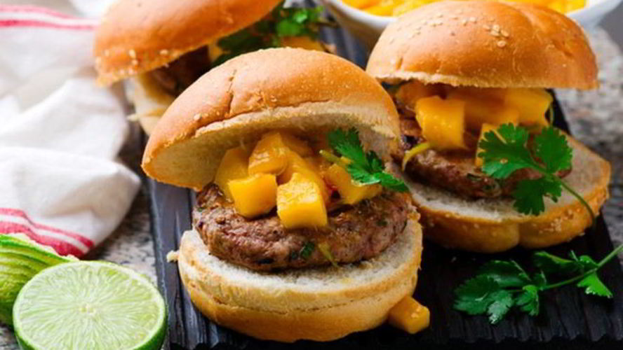 Рецепт карри бургер с манго