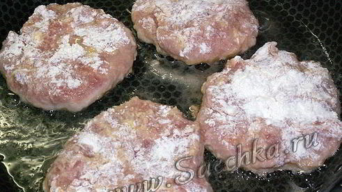 котлета куринбургер