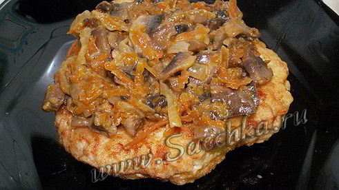 котлета куринбургер