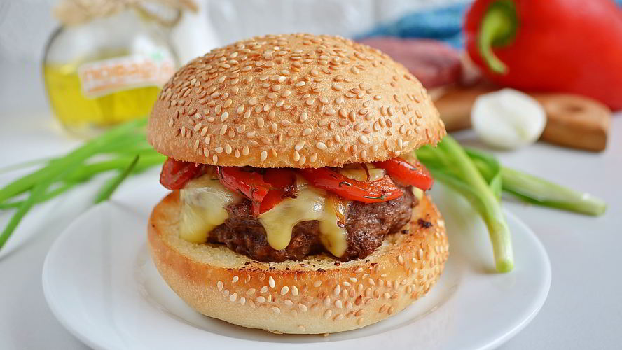 Рецепт очень вкусного бургера