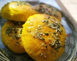 Тыквенные булочки для бургеров