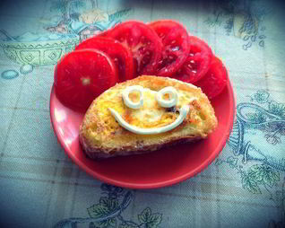 Бутерброд с яйцом