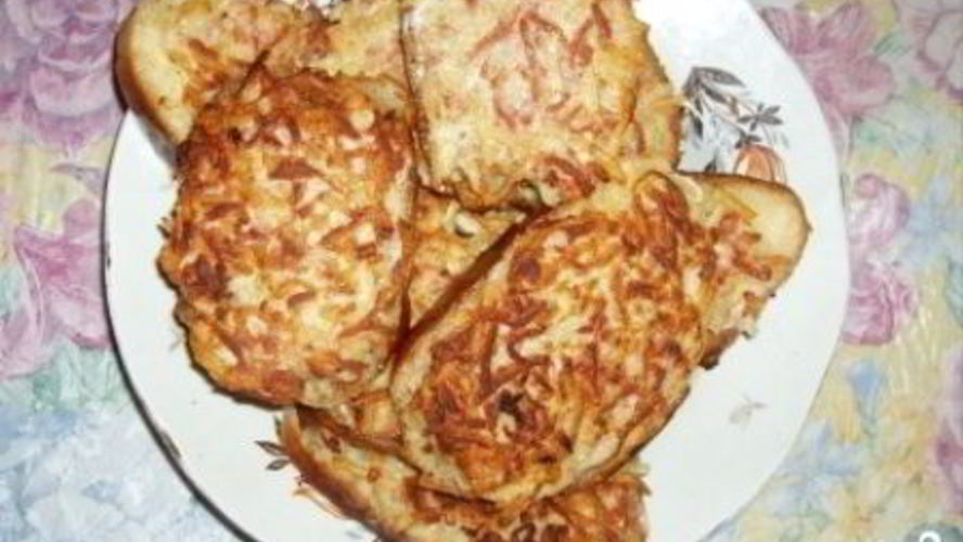 Рецепт бутербродов с колбасой и картошкой