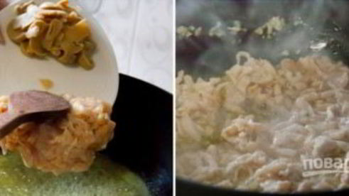 бутерброды с курицей и шампиньонами