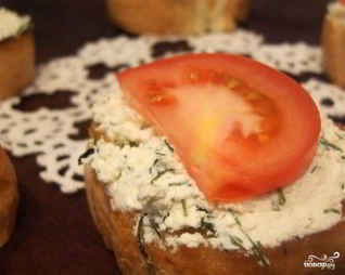 Бутерброды с творогом