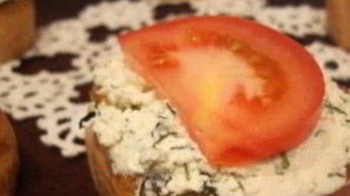 бутерброды с творогом