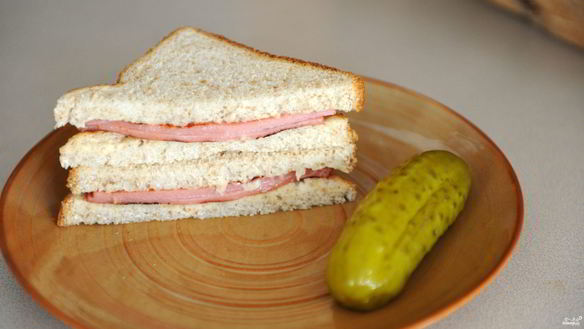 Рецепт Бутербродов с вареной колбасой