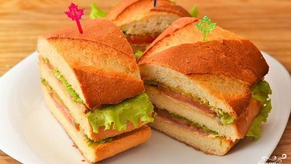 Рецепт Быстрых бутербродов на стол