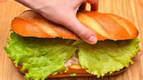 быстрые бутерброды на стол