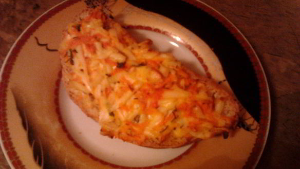 Рецепт Горячего бутерброда с морковью