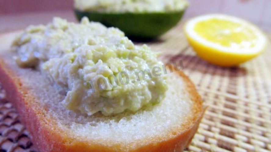 Рецепт пасты из авокадо для бутербродов