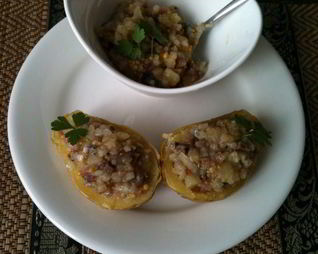 Быстрая закуска из картофеля и сельди