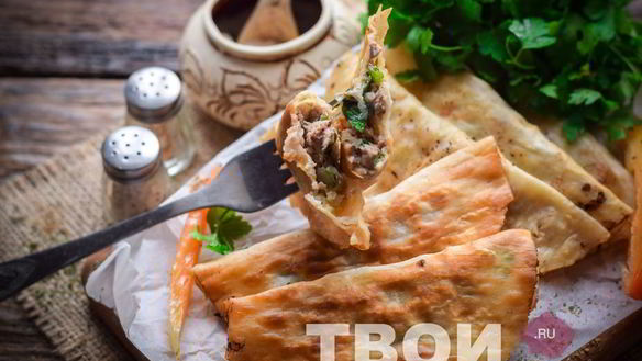 Рецепт Ленивых чебуреков