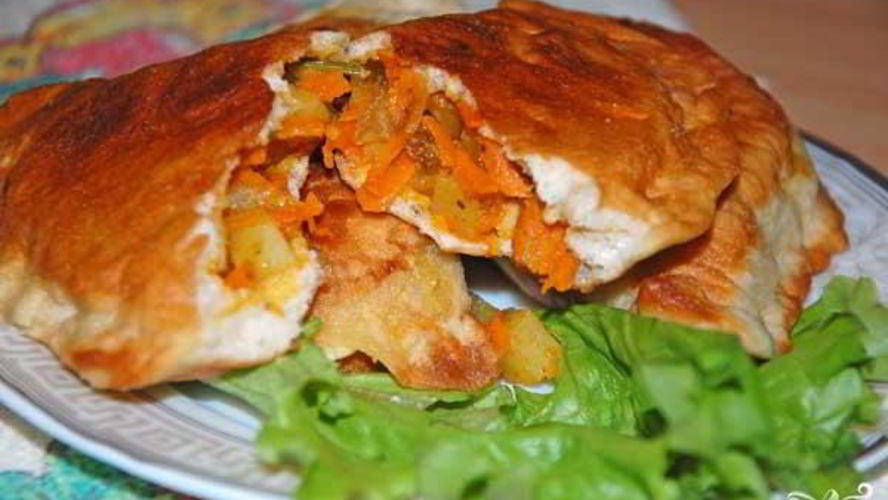 Рецепт вегетарианских чебуреков