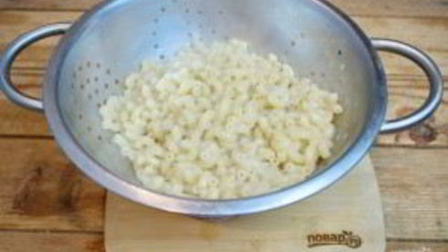 макароны чизбургер