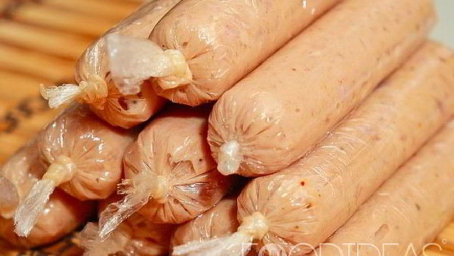 Рецепт домашних сосисок