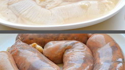 домашняя печеночная колбаса