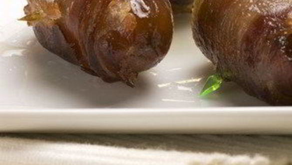 Рецепт Фиников в беконе, фаршированные фисташками