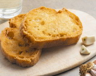 Гренки с чесноком